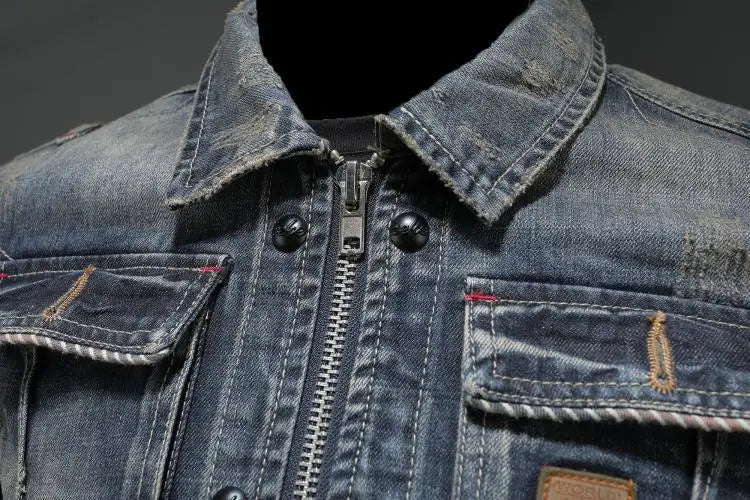Retro-Jeansjacke