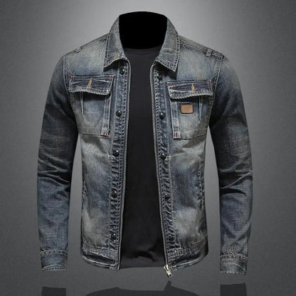 Retro-Jeansjacke