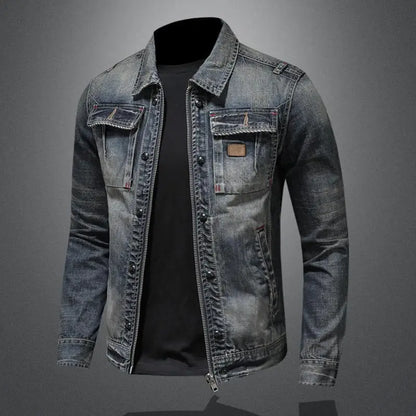 Retro-Jeansjacke