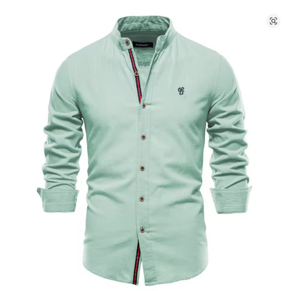 Herren Elegantes Leinenhemd