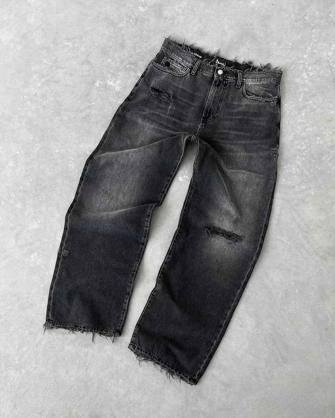 Fudus | Amerikanische Gewaschene Retro Jeans Für Männer