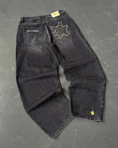 Fudus | Amerikanische Gewaschene Retro Jeans Für Männer