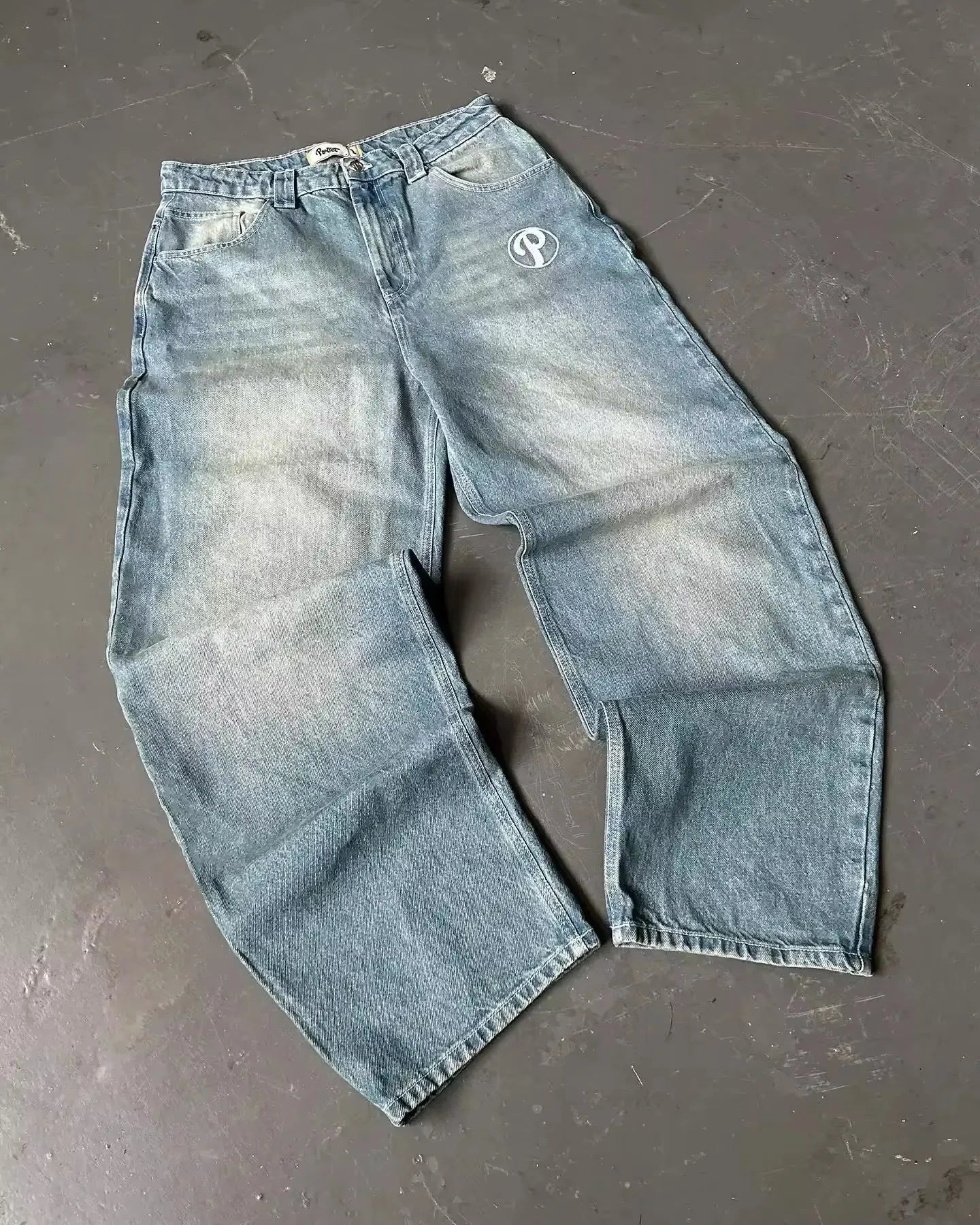 Fudus | Amerikanische Gewaschene Retro Jeans Für Männer