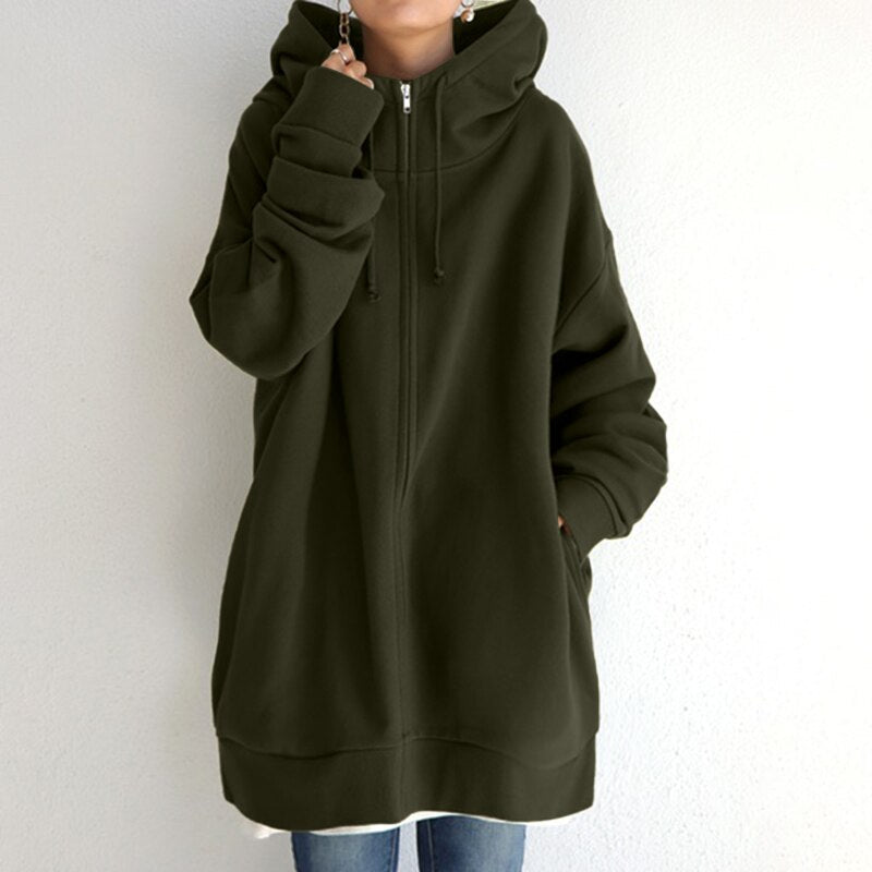 Wolfftop Bequemer Oversize-Winterhoodie Cassandra