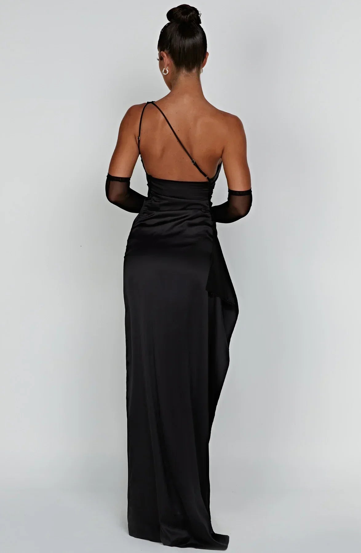 WOLFFTOP One-shoulder maxi dress