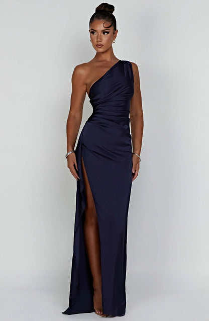 WOLFFTOP One-shoulder maxi dress