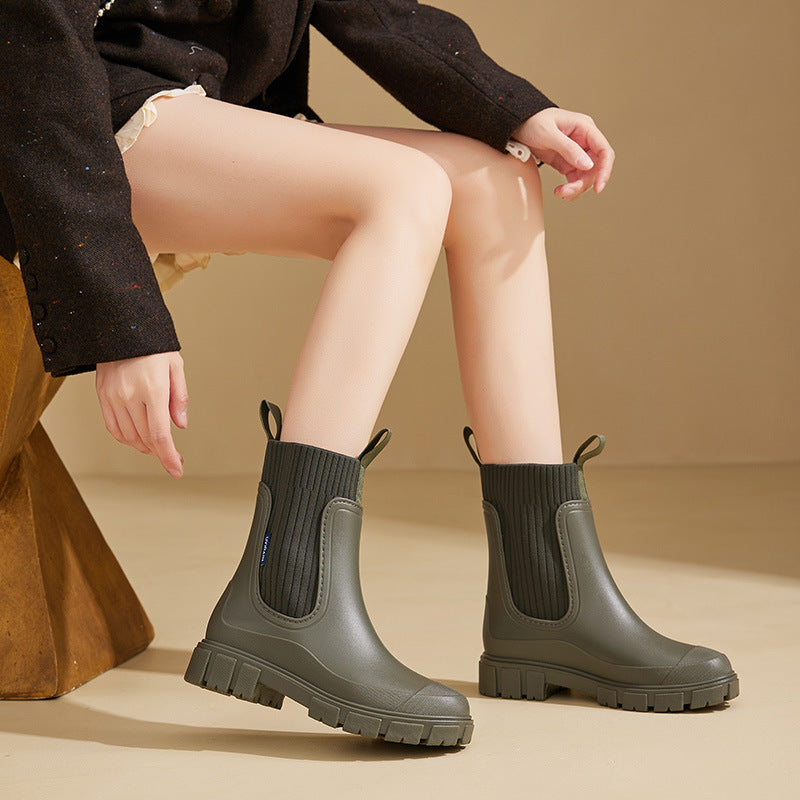 Gummistiefel - Wasserdicht mit Antirutschsohle, Perfekt für Regenwetter