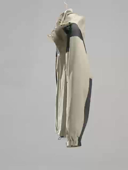 3-in-1 Fleece-Winterjacke mit Kapuze für Damen