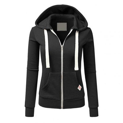 Heidi-Mode | Fleece Zip Up Hoodie Met Verstelbare Capuchon