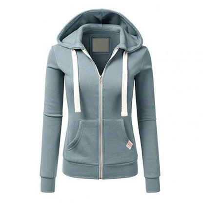 Heidi-Mode | Fleece Zip Up Hoodie Met Verstelbare Capuchon