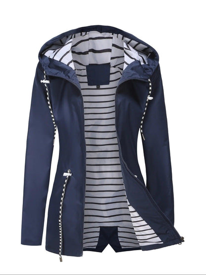 Fudus | Wasserdichte Lange Jacke für Alle Jahreszeiten