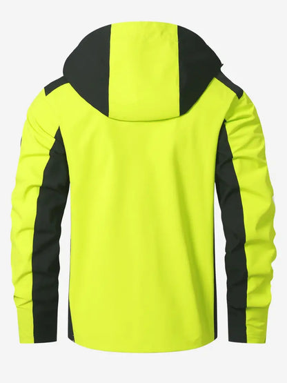 wasserdichte Outdoor-Jacke mit reflektierendem Design