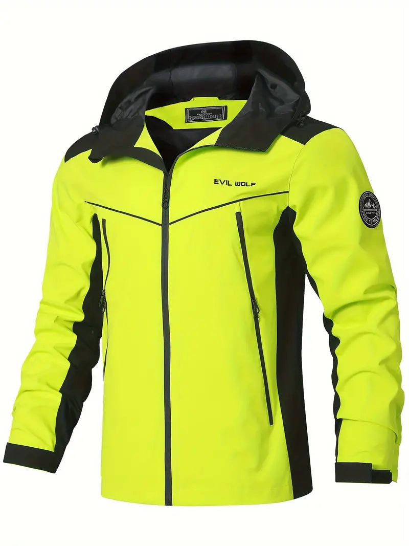 wasserdichte Outdoor-Jacke mit reflektierendem Design