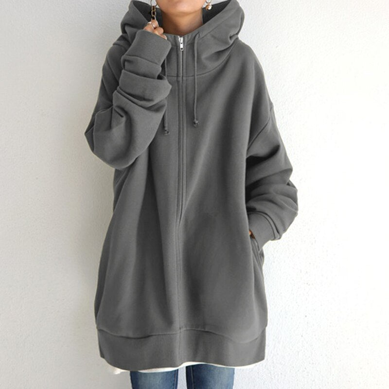 Wolfftop Bequemer Oversize-Winterhoodie Cassandra