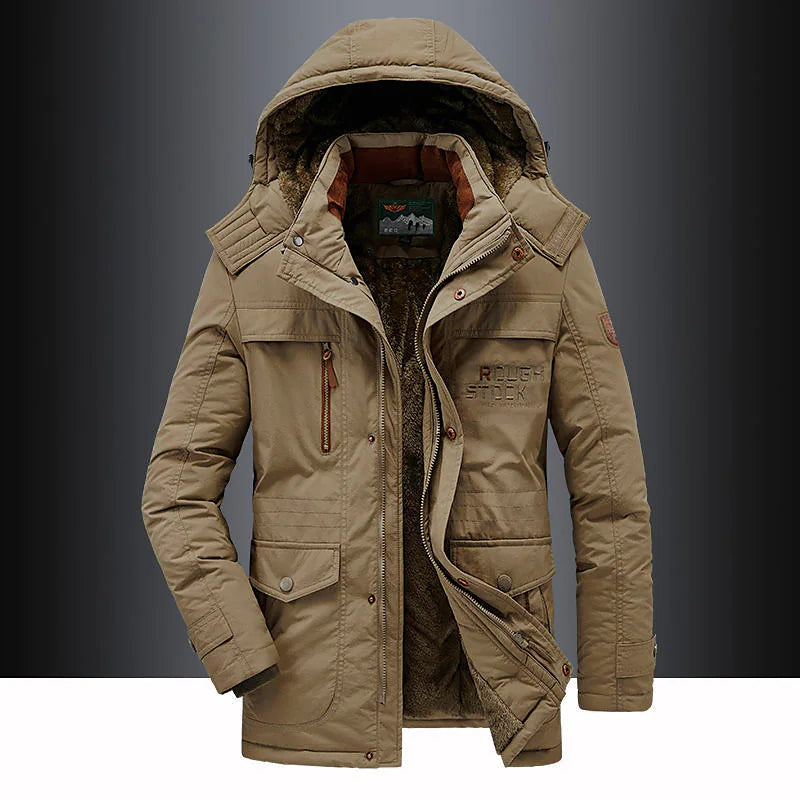 Parkas lässige wattierte Jacke