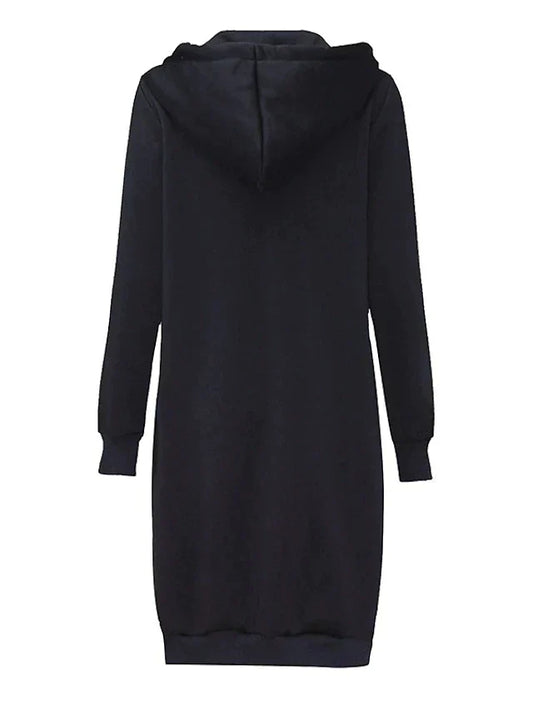 Heidi-Mode | Zip-Up Hoodie knielang