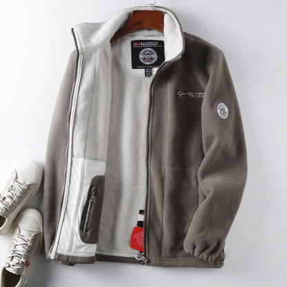 Norweger-Fleece-Winterjacke