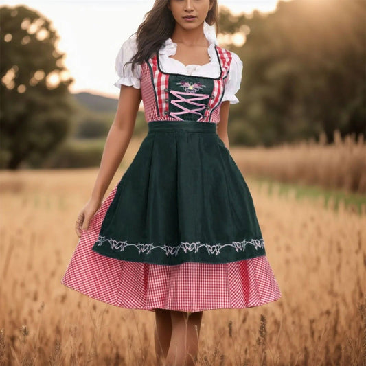 Karierte Oktoberfest Dirndl