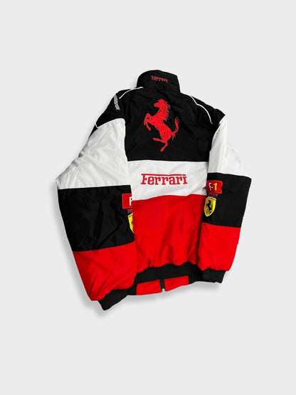 Vintage Ferrari Racer Jacke im sportlichen Unisex-Stil
